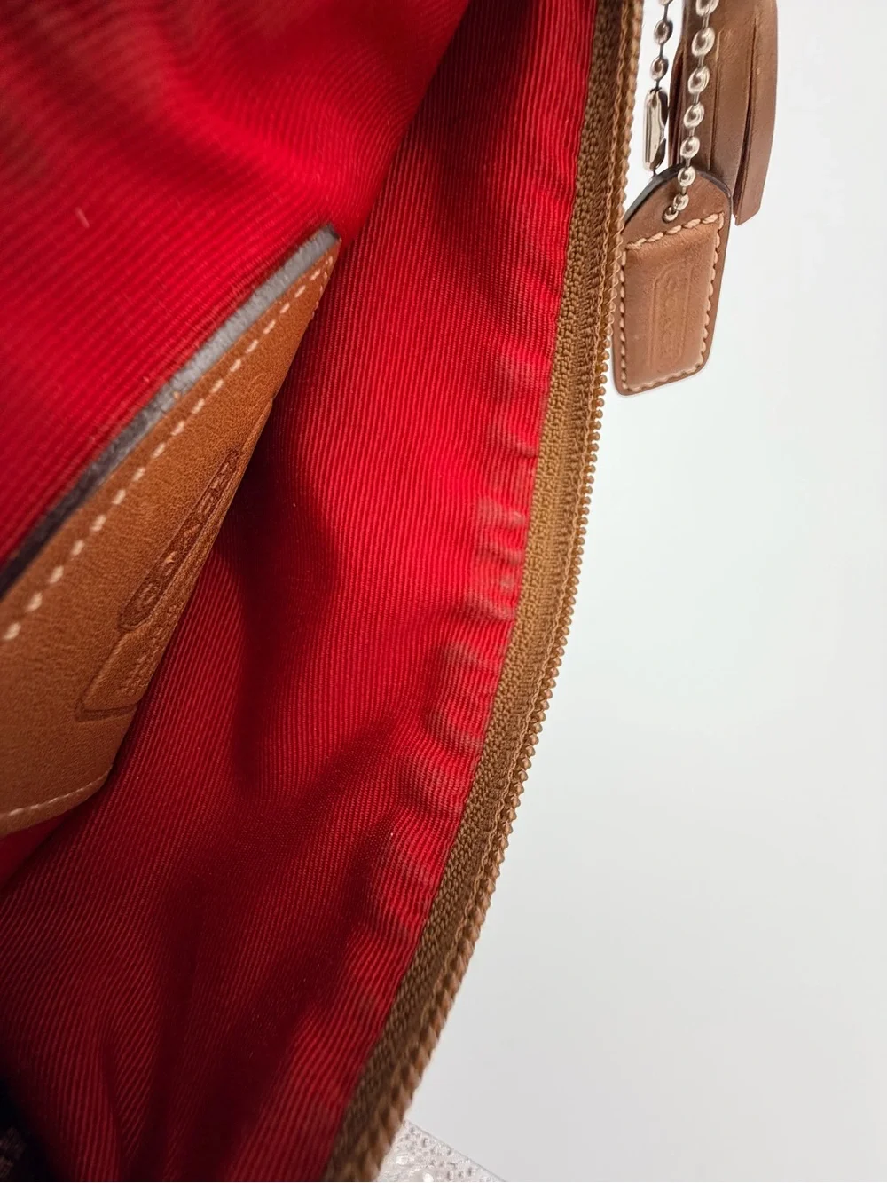 Coach tartan wool
